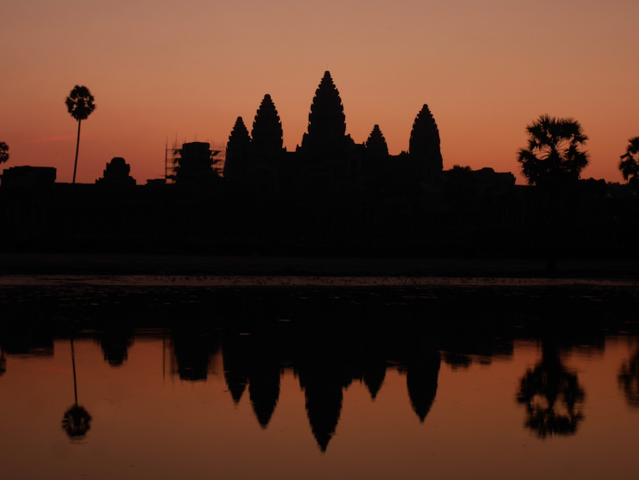 Levé de soleil Angkor Cambodge