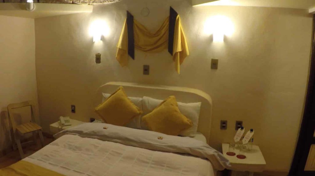 Une chambre de l'hôtel de Sel de Colchani