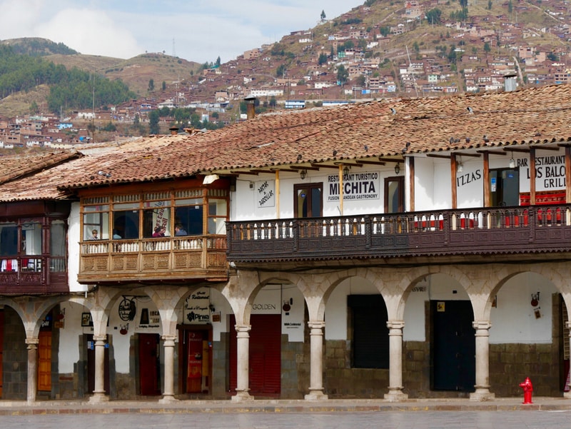 La plaza de Armas à Cuzco