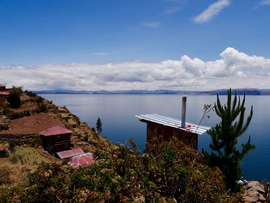 L'île de Taquile sur le Lac Titicaca au Pérou