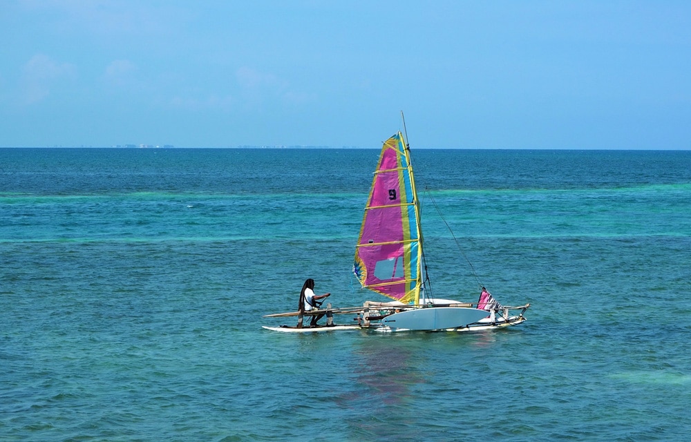 Catamaran home made au Belize