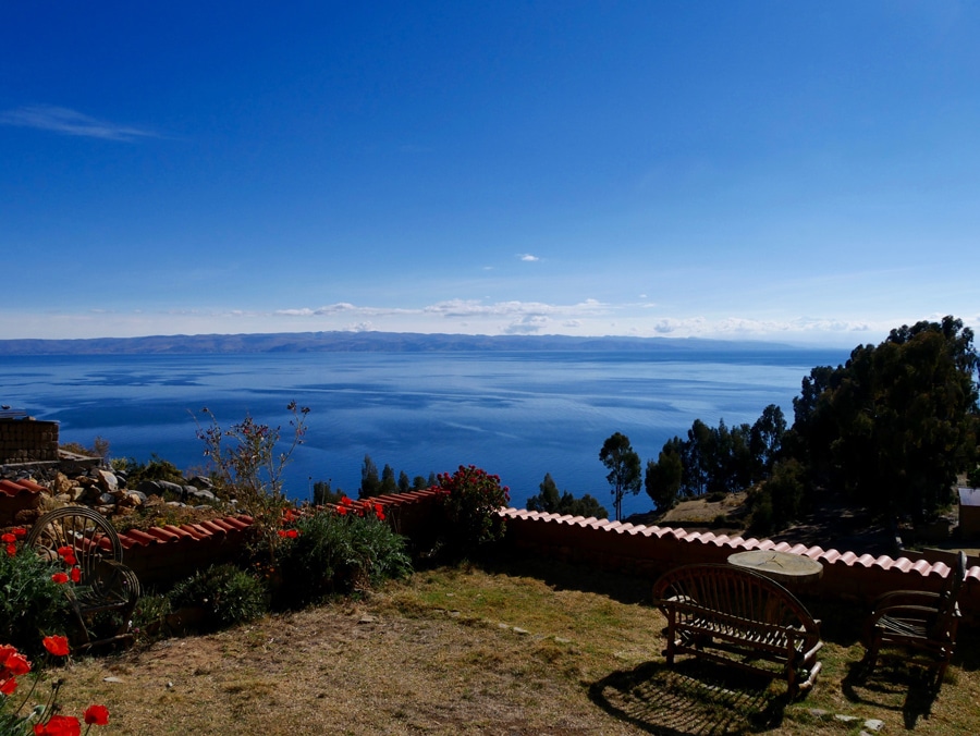 Point de vue sur le Lac Titicaca
