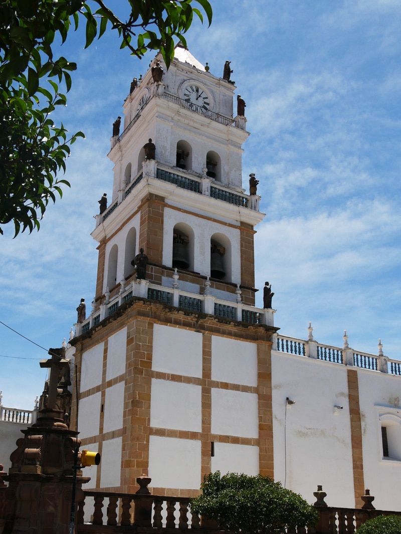 Une église à Sucre en Bolivie