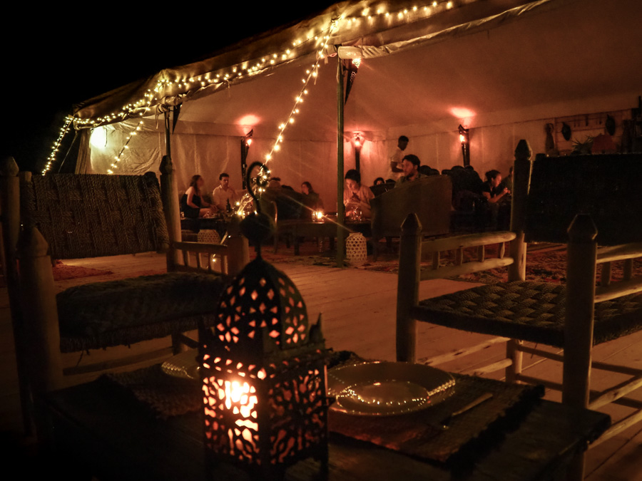 Une soirée dans le désert d'Agafay au Maroc