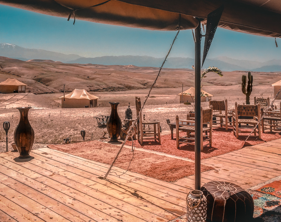L'Agafay Luxury Camp au Maroc